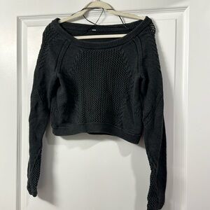 Lululemon knit wide neck sweater